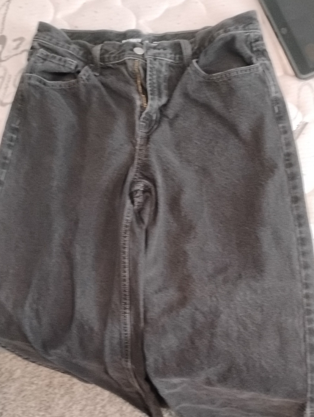 Old Navy Charcoal Black Relaxed Jeans